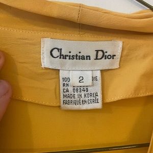 Vintage Christian Dior silk top